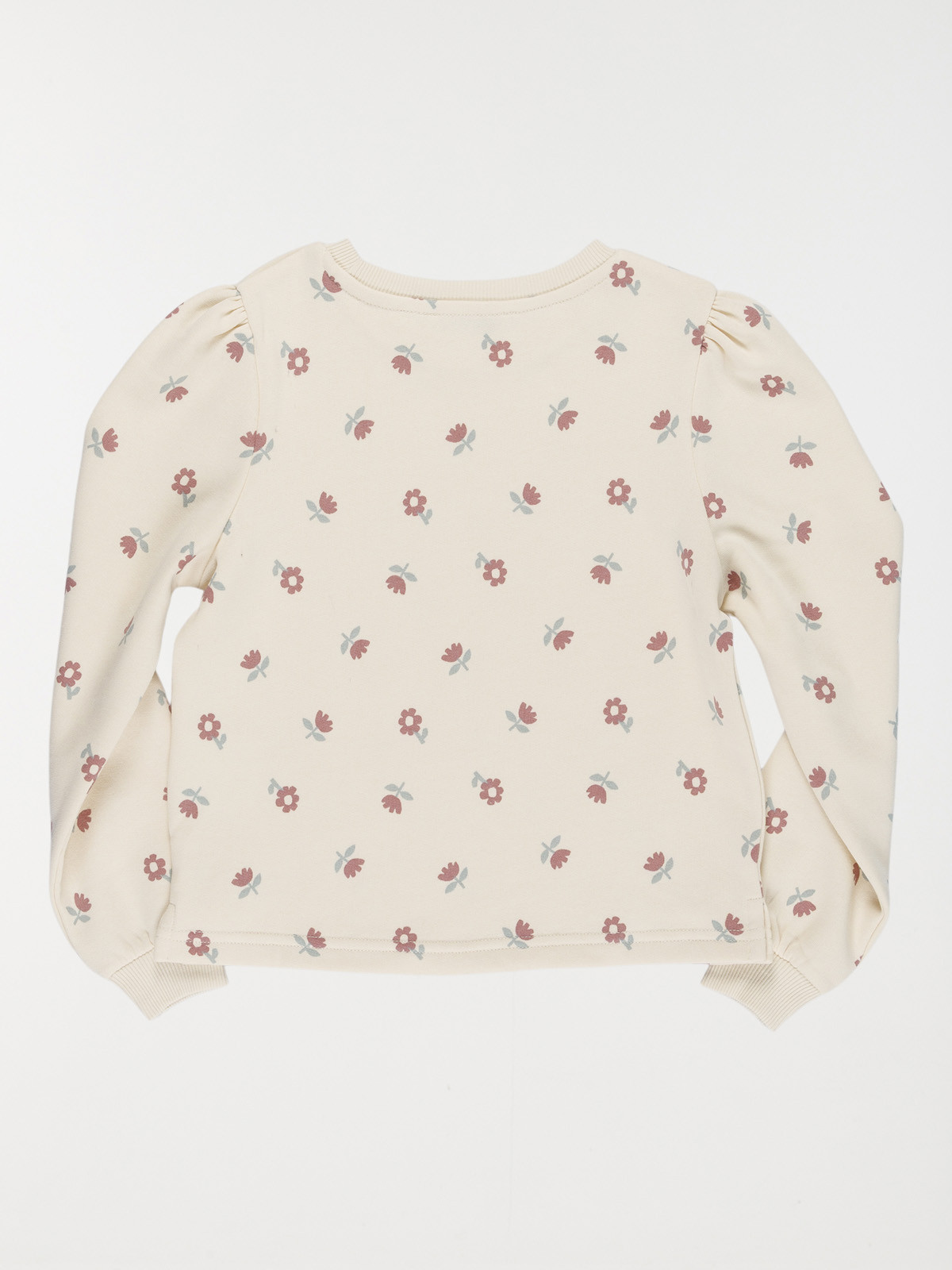 Sweat imprimé fleuri fille (3-12A)
