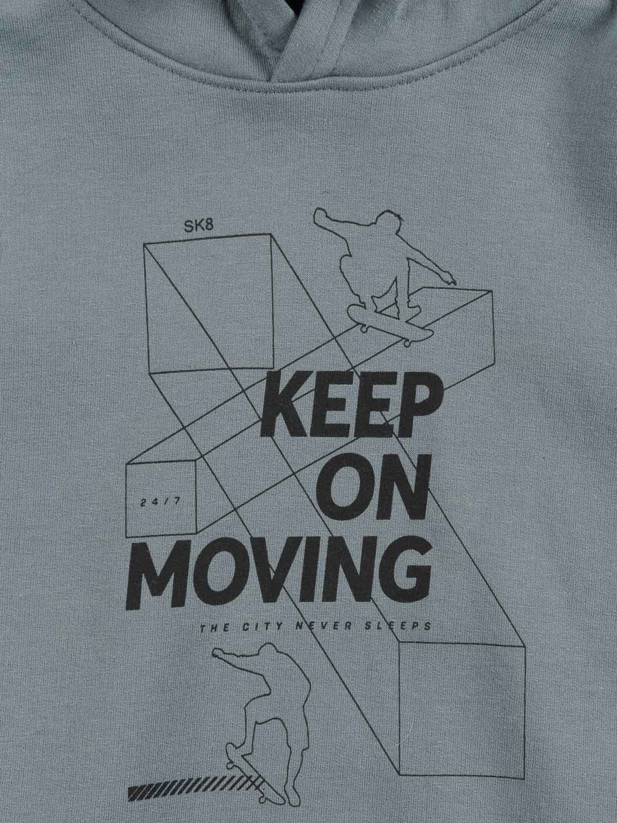 Sweat à capuche skateur garçon (3-12A)