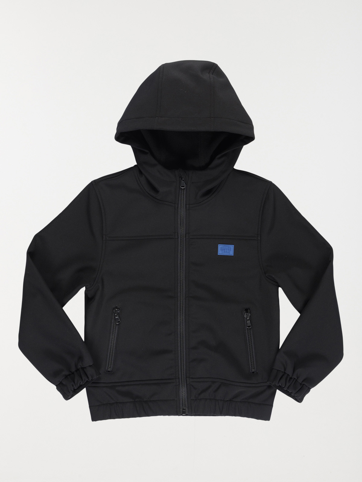 Blouson capuche garçon noir (3-12A)