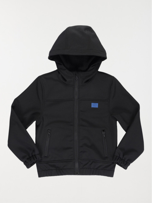 Blouson capuche garçon noir (3-12A)