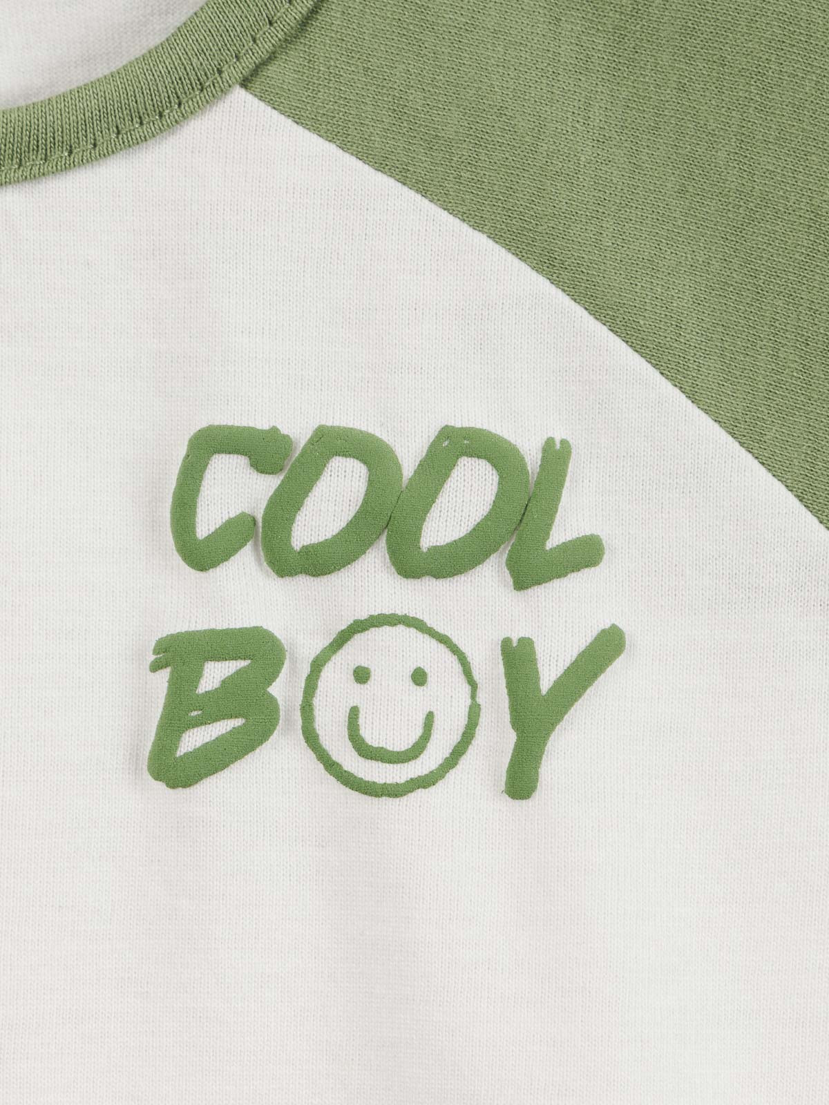 T-shirt cool boy bicolore garçon (3-36M) T-shirt cool boy bicolore garçon (3-36M)