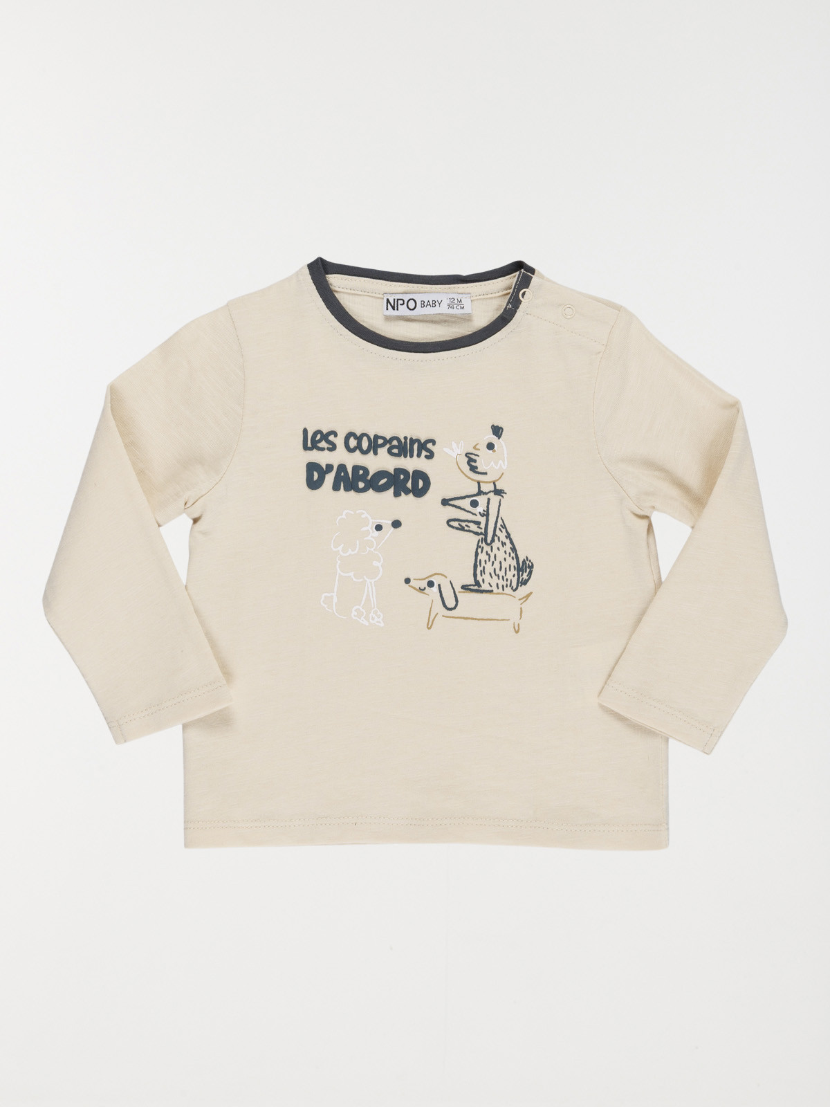 Tee-shirt message garçon (3-36M)