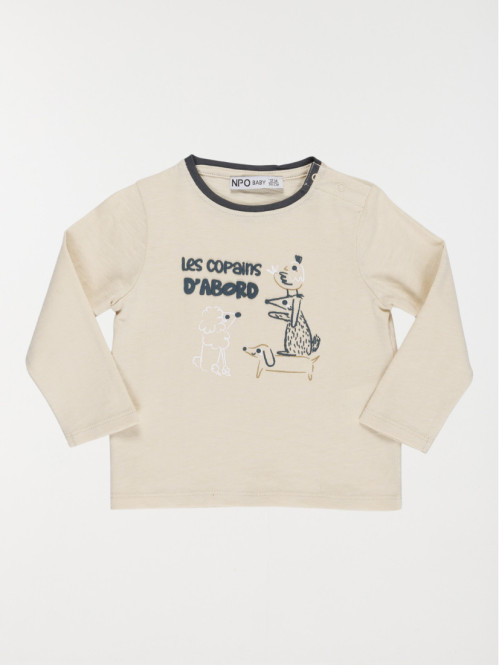 Tee-shirt message garçon (3-36M)