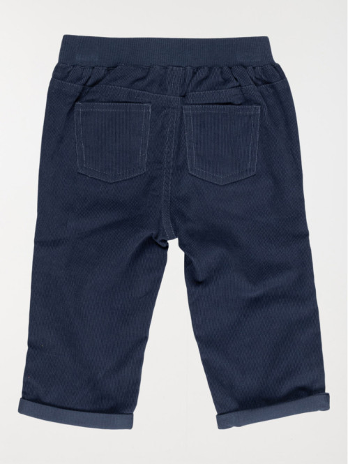 Pantalon encre 100% coton garçon (3-24M) Pantalon encre 100% coton garçon (3-24M)