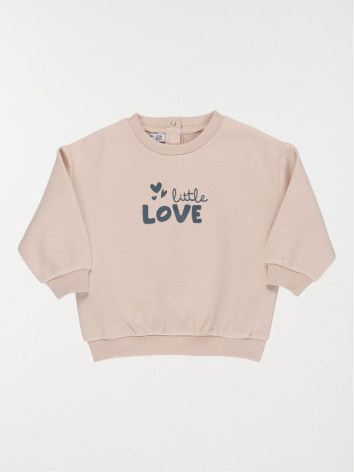 Sweat message fille (3-36M)