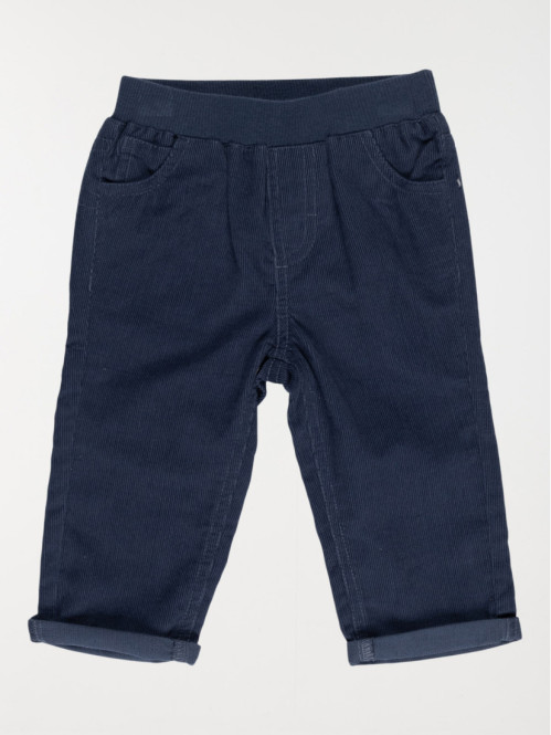 Pantalon encre 100% coton garçon (3-24M)