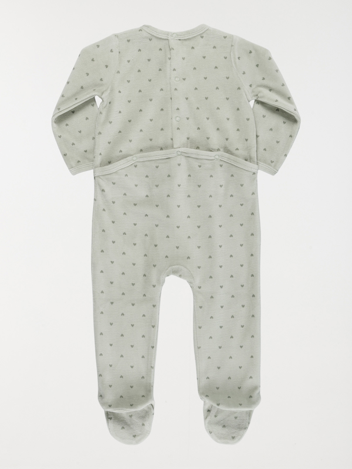 Dors-bien imprimé coeur fille (3-24M)