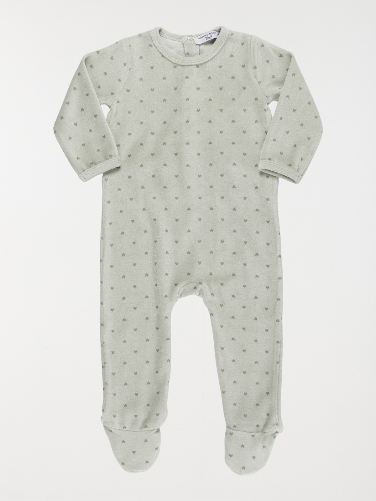 Dors-bien imprimé coeur fille (3-24M)
