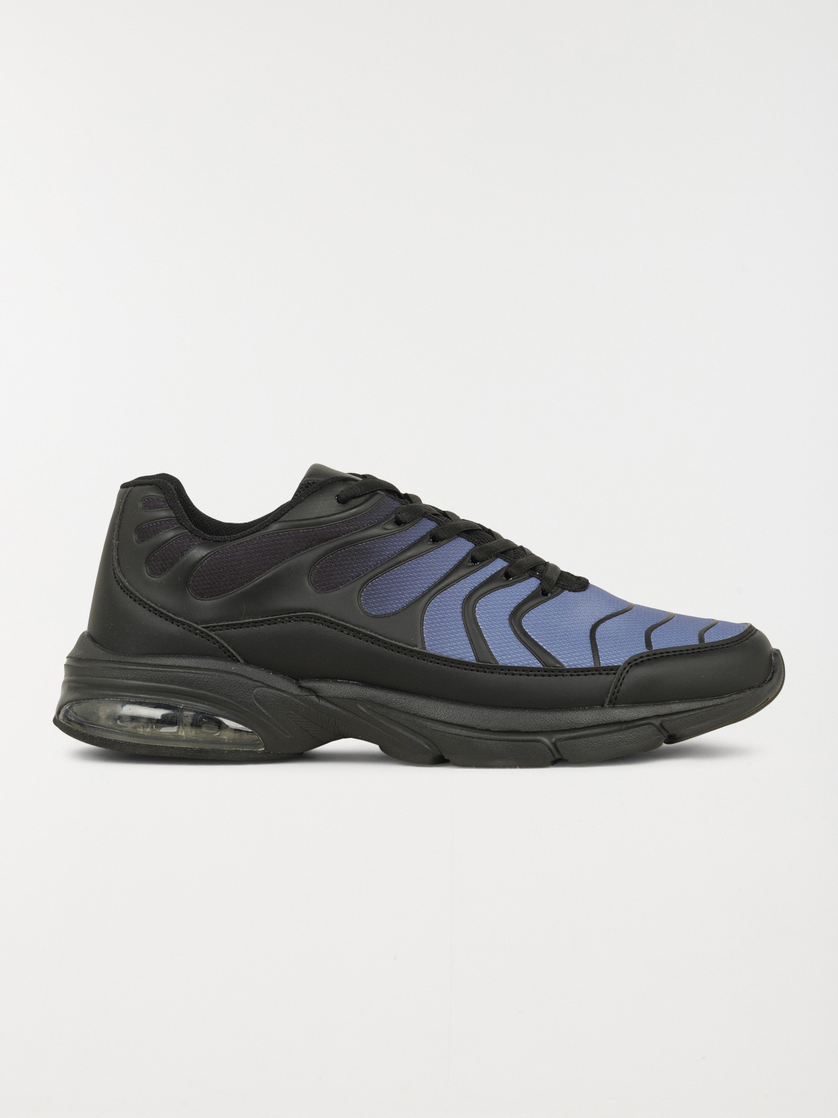 Basket noir et bleu homme (40-46)
