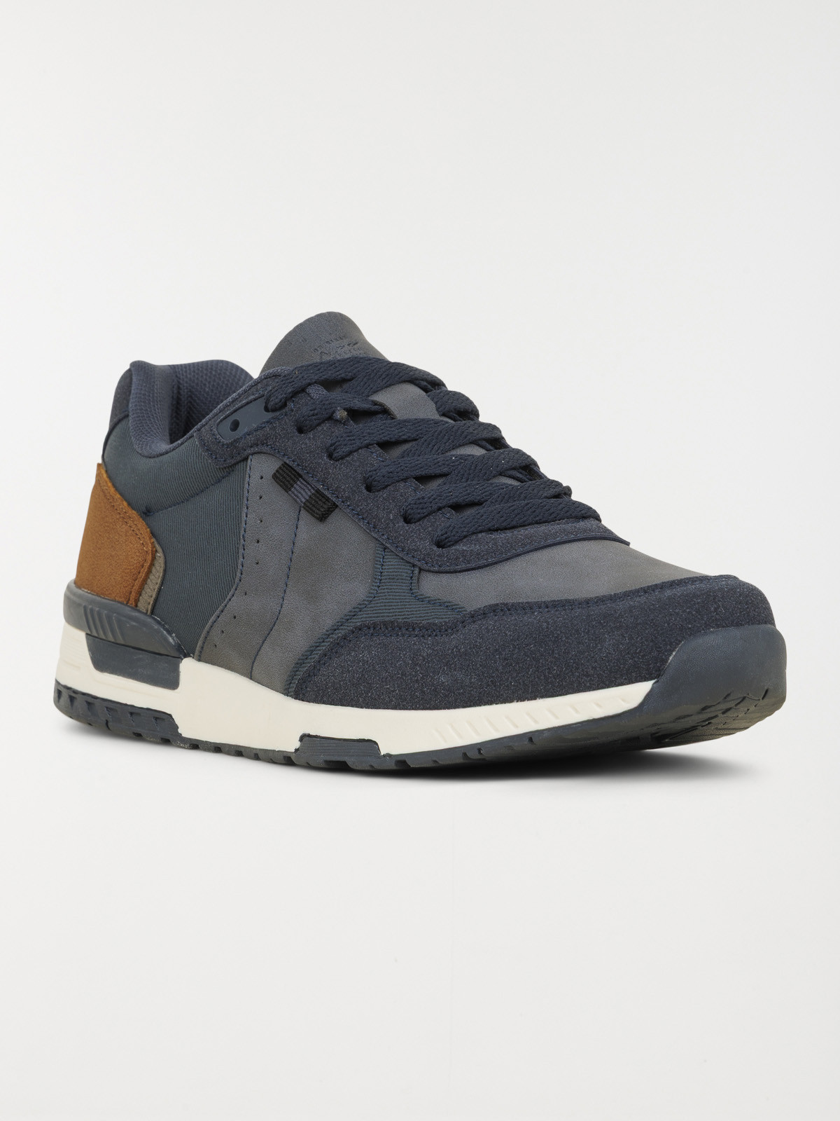 Baskets à lacets homme bleu (41-46)