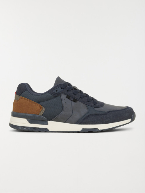 Baskets à lacets homme bleu (41-46)