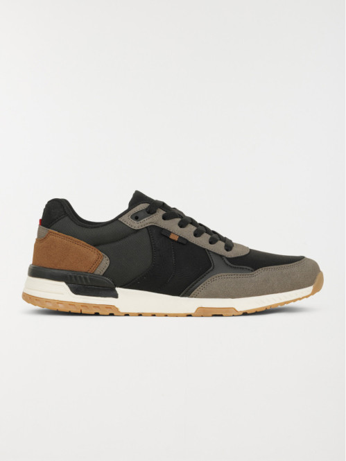 Baskets à lacets homme noir (41-46)