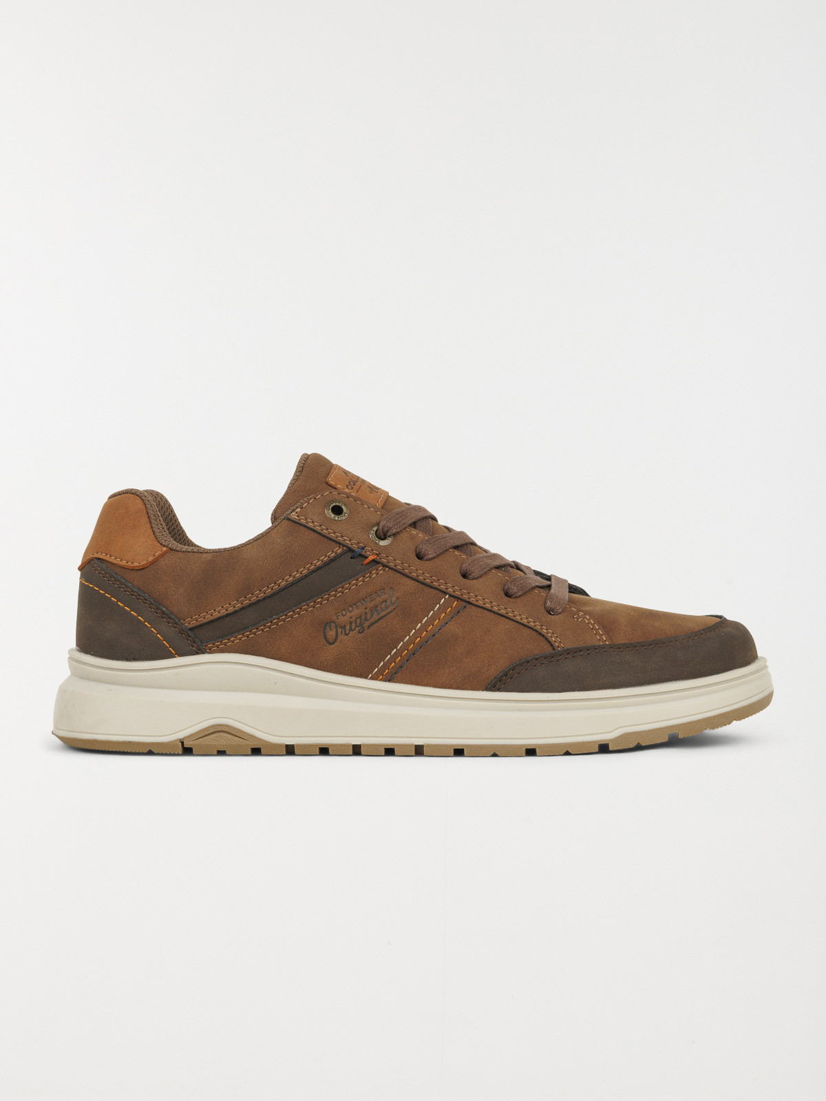 Baskets à lacets marrons homme (40-46)