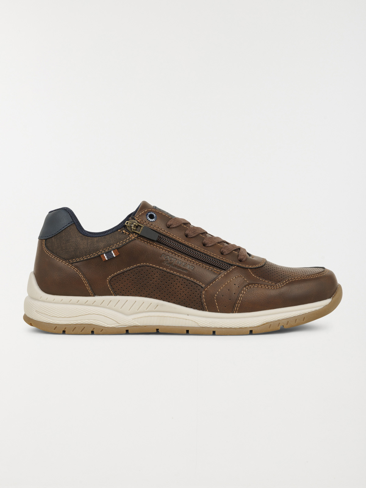 Baskets à lacets marrons homme (40-45)