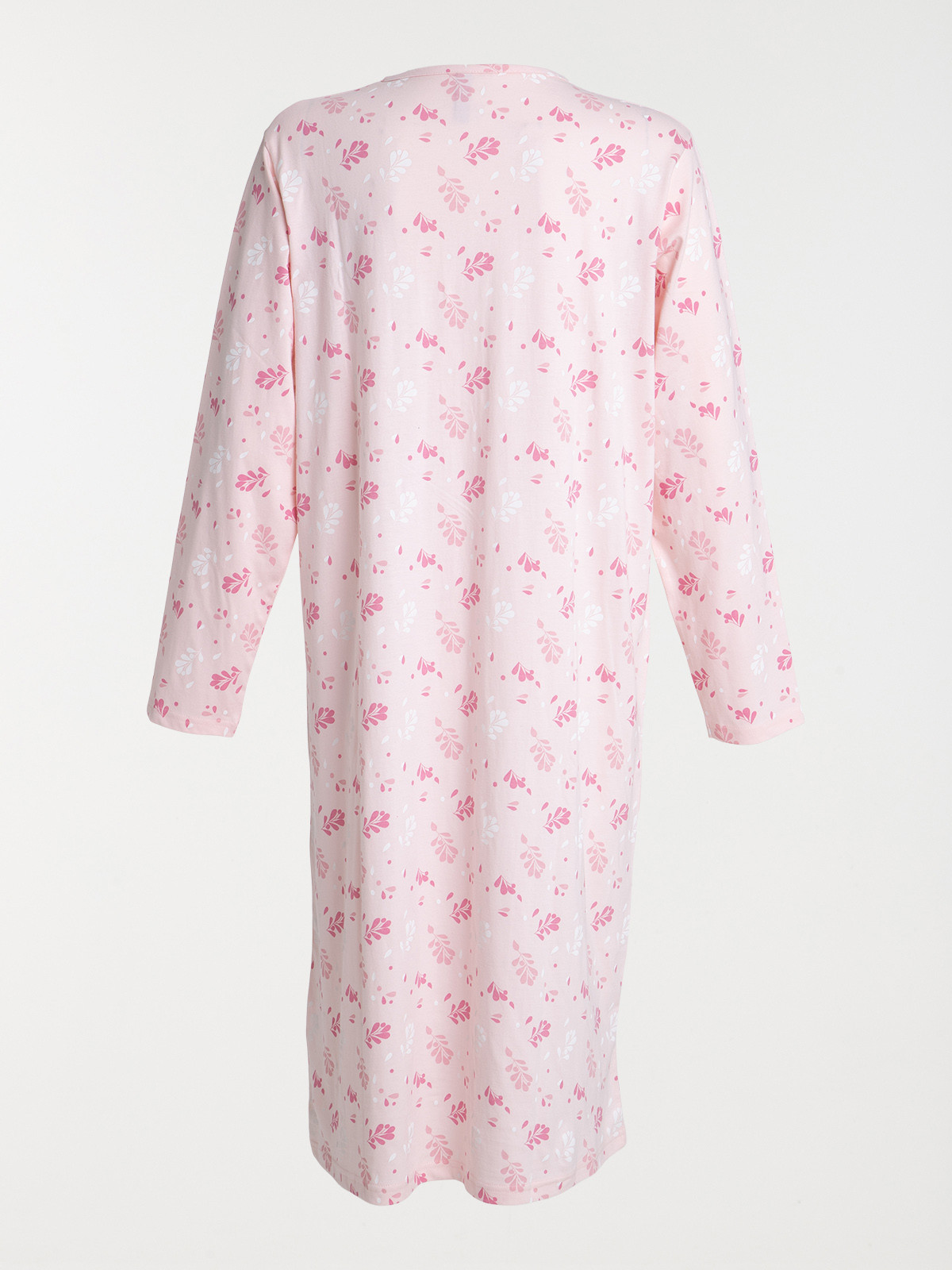 Chemise de nuit fleurie rose femme Chemise de nuit fleurie rose femme