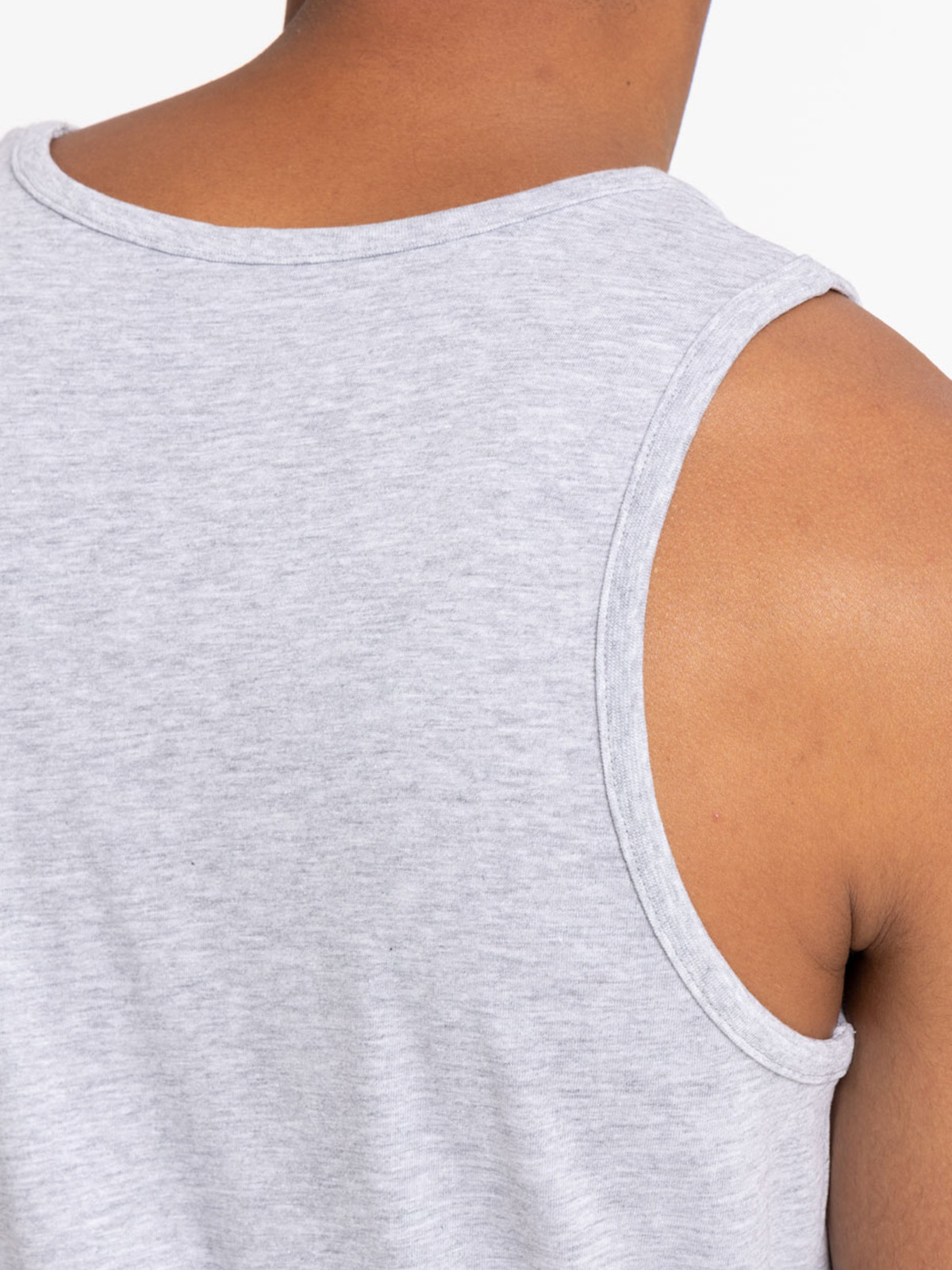 Débardeur gris chiné homme