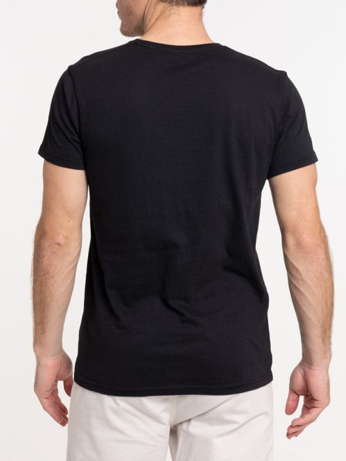T-shirt uni noir homme T-shirt uni noir homme