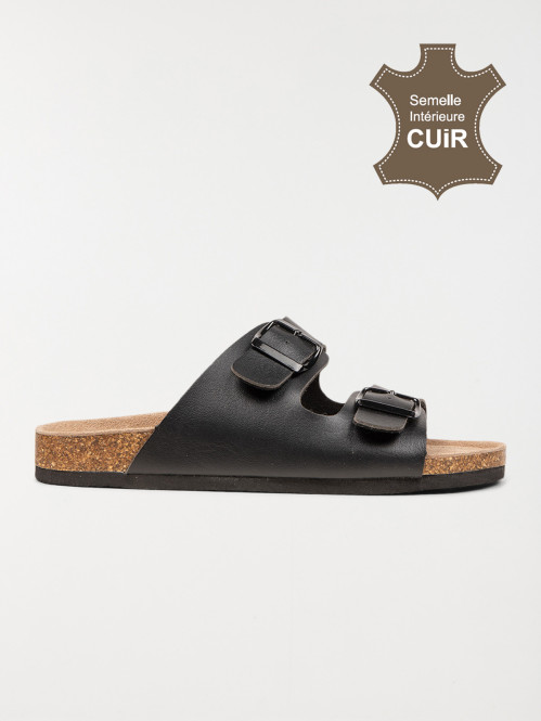 Mules noires femme (37-42)
