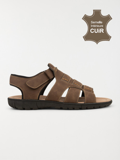 Sandales marron homme (40-45)