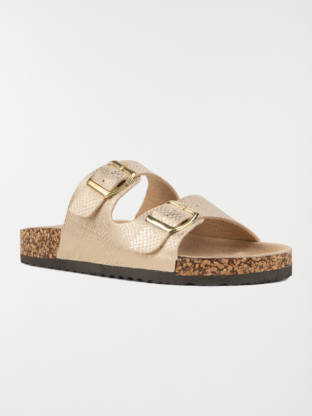 Mule beige femme 2 brides (36-41)