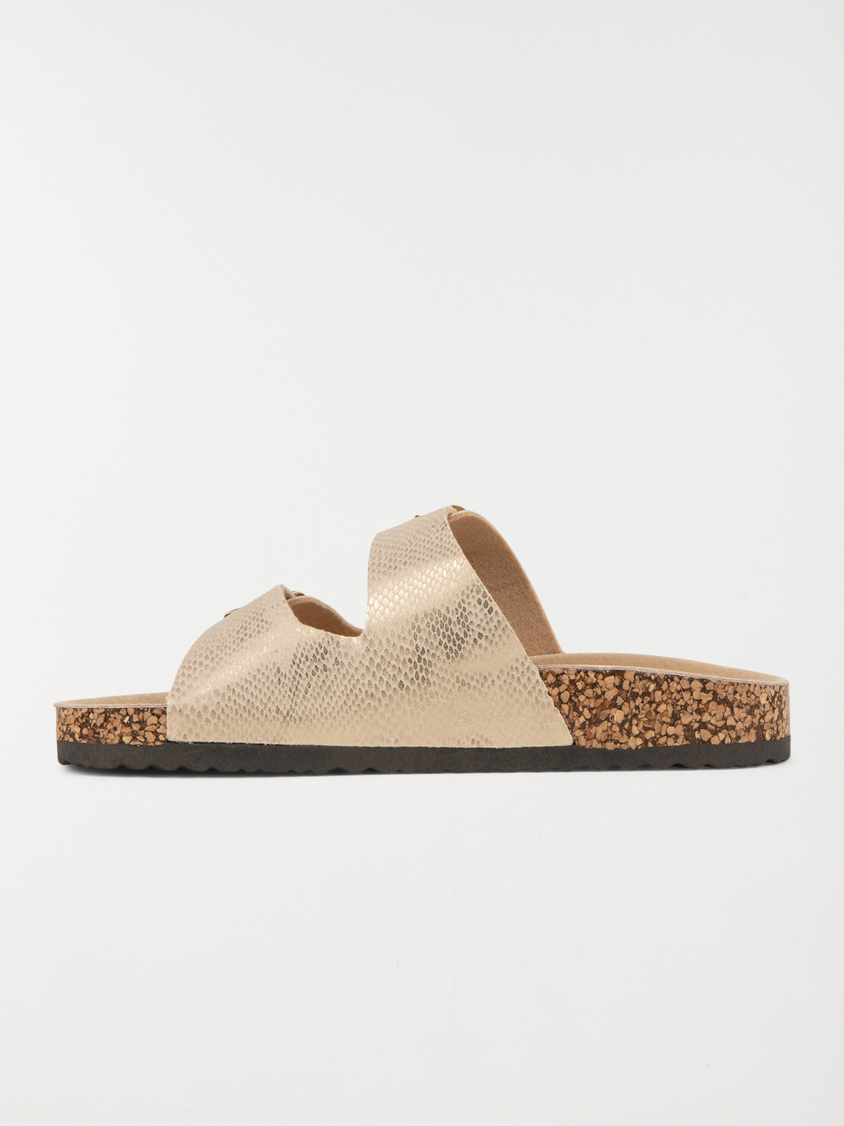 Mule beige femme 2 brides (36-41)