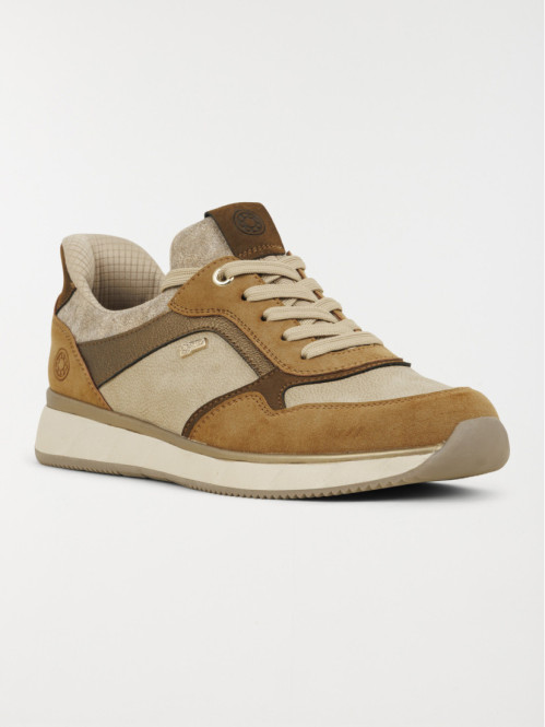 Baskets confort camel femme...