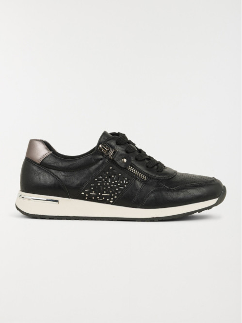 Baskets conforts noires femme (36-41)