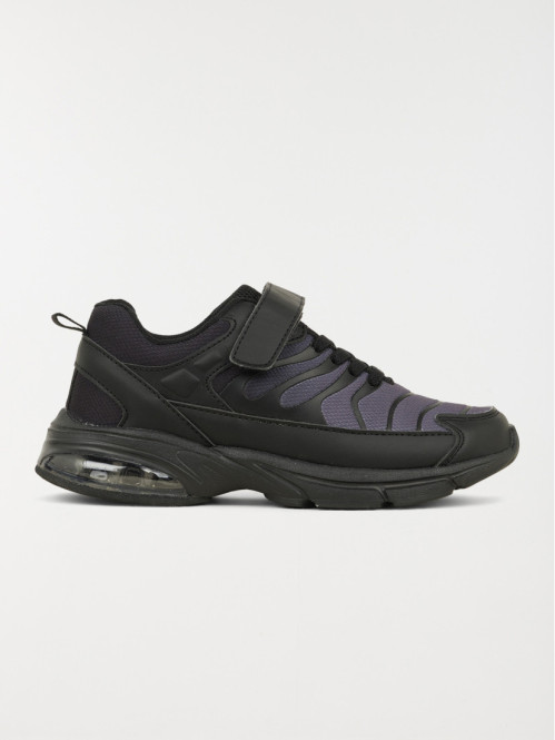 Baskets de sport noires garçon (31-39)