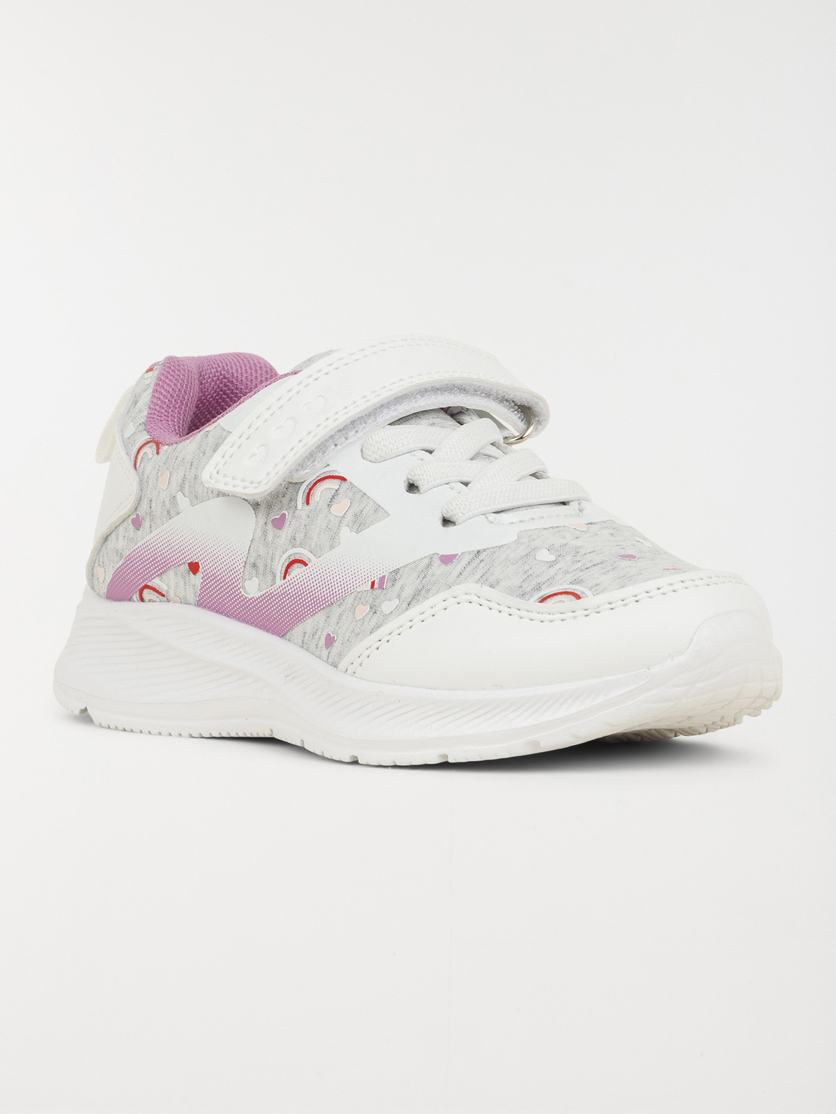 Basket arc-en-ciel coeur fille (24-30)