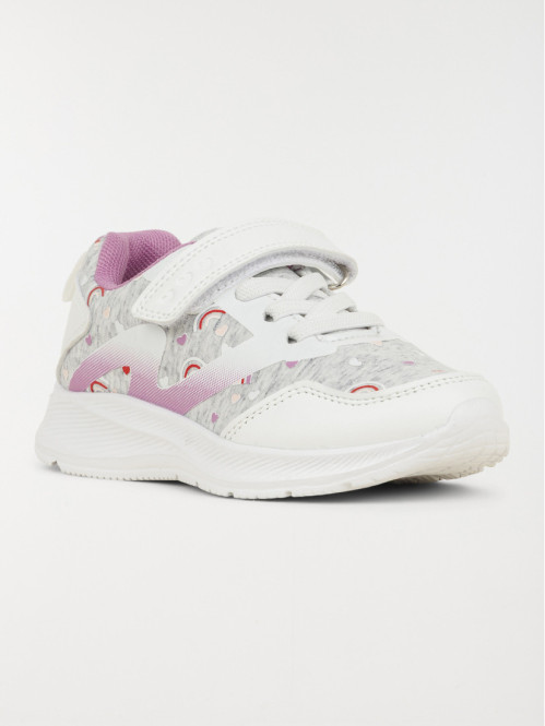 Basket arc-en-ciel coeur...