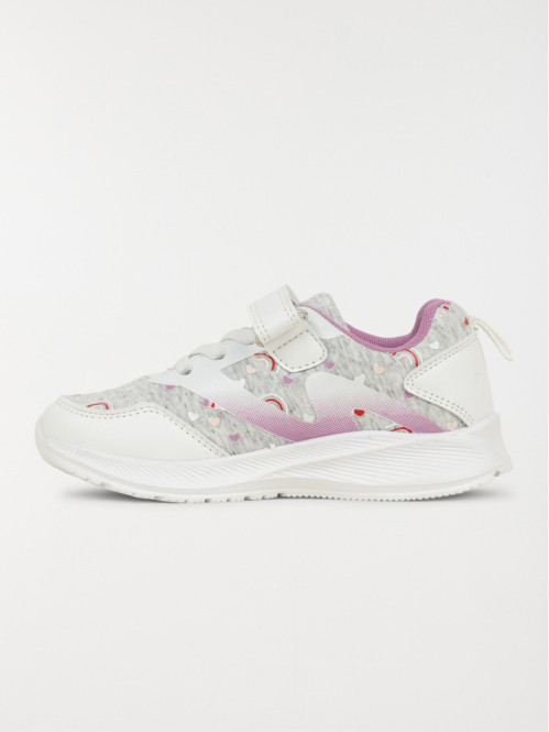 Basket arc-en-ciel coeur...