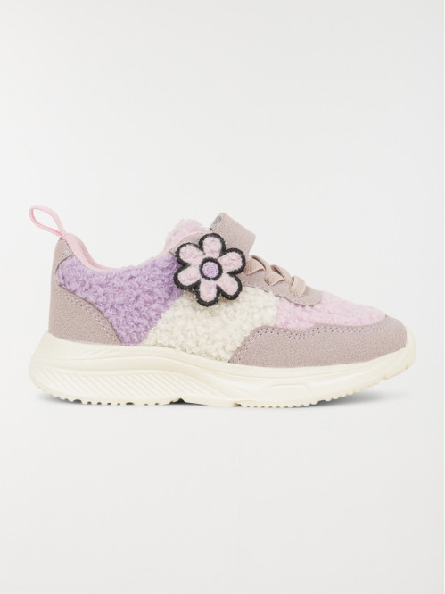 Basket sport scratch fleur...