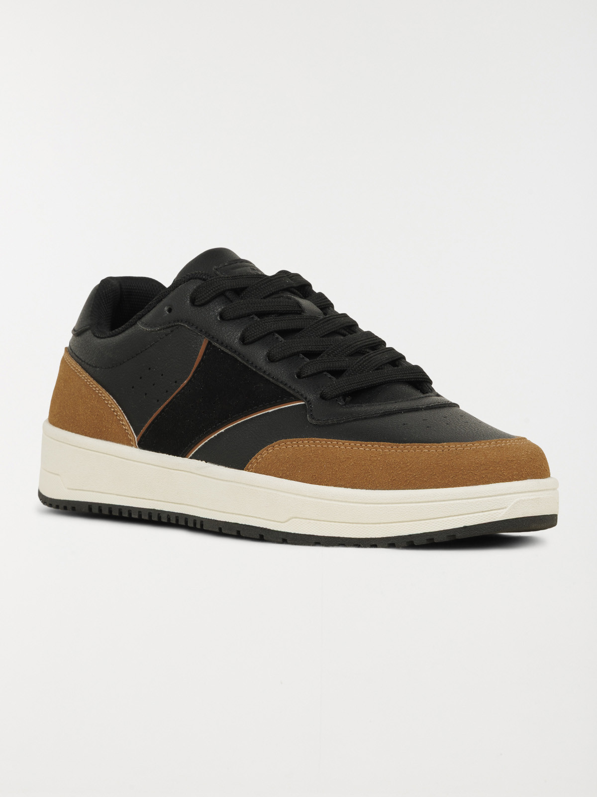 Baskets noires et marrons homme (40-46)