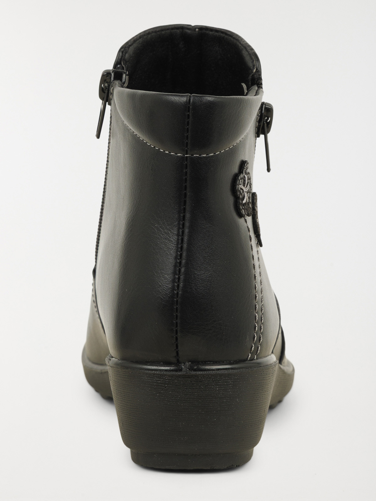 Bottines noires confort femme (37-42) Bottines noires confort femme (37-42)