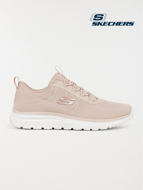 Baskets Skechers beiges femme (36-41)
