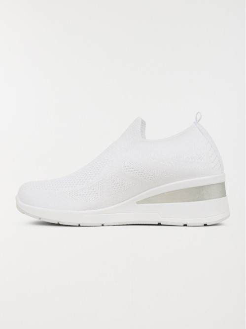 Basket blanche compensée...