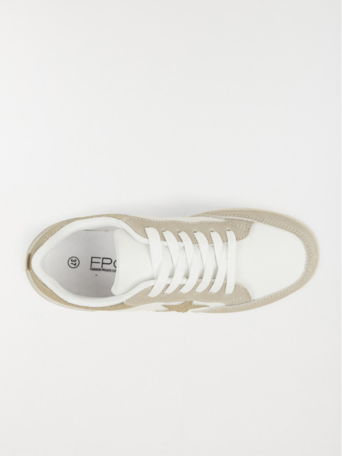 Basket blanche étoile femme...