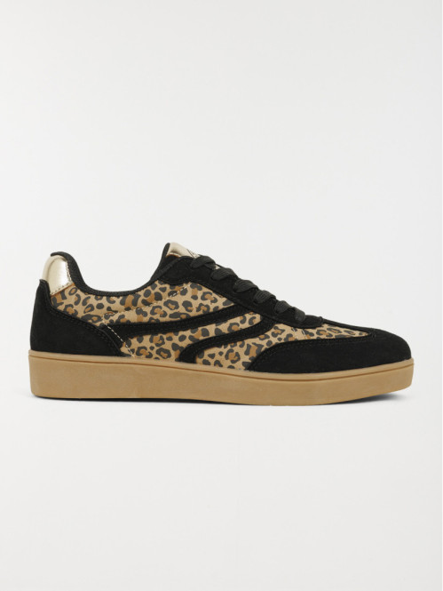 Baskets basses léopard femme (36-41)