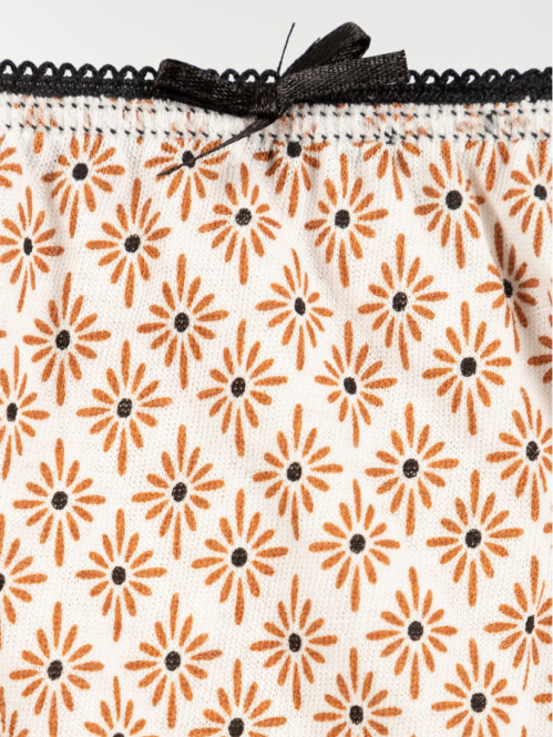 Lot de 5 slips fantaisies femme caramel Lot de 5 slips fantaisies femme caramel