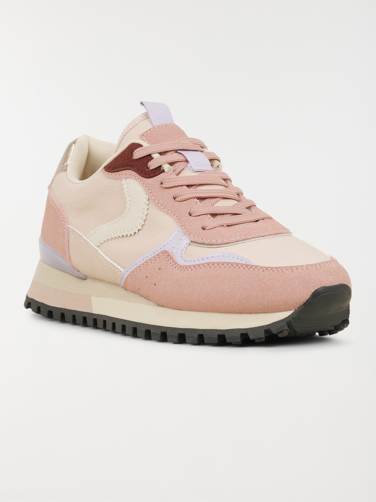 Baskets basses roses femme (37-42)