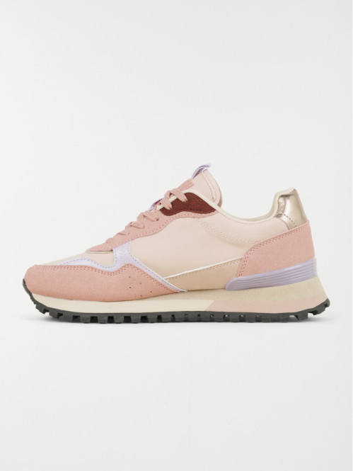 Baskets basses roses femme...