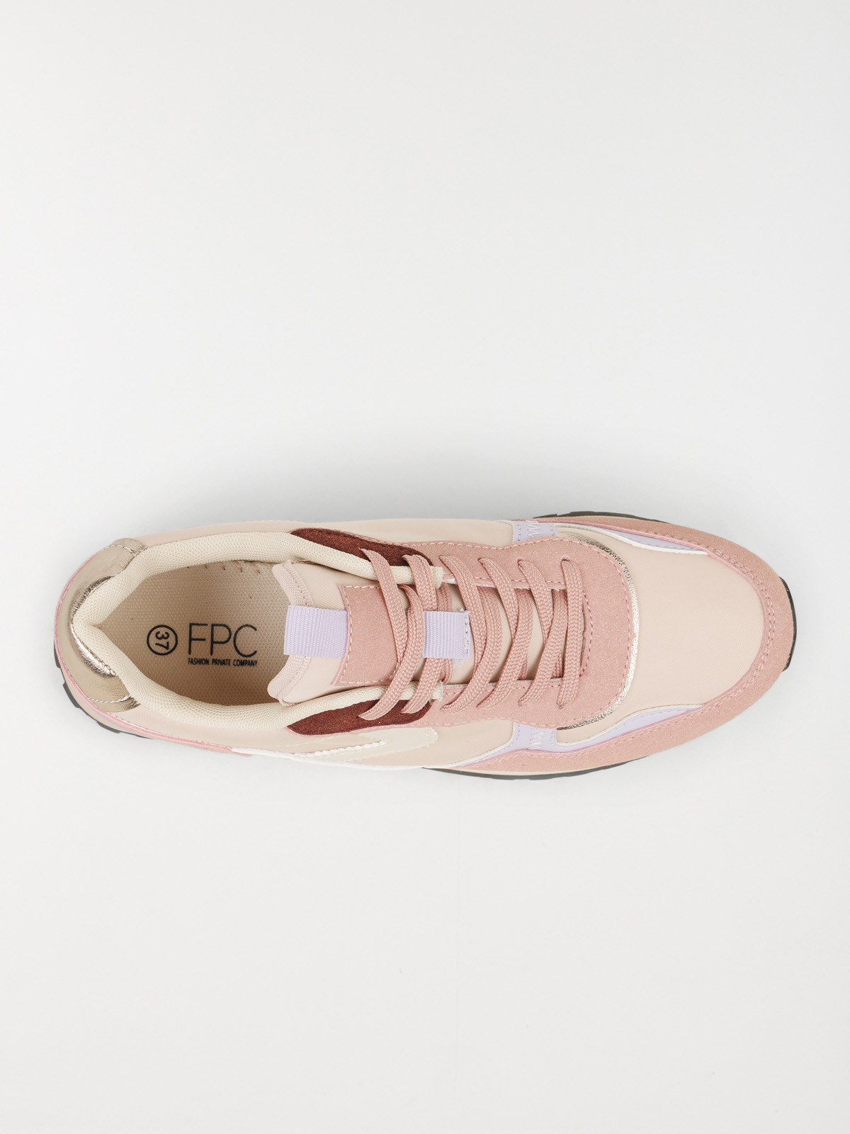 Baskets basses roses femme (37-42)