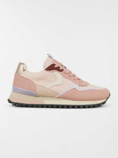 Baskets basses roses femme (37-42)