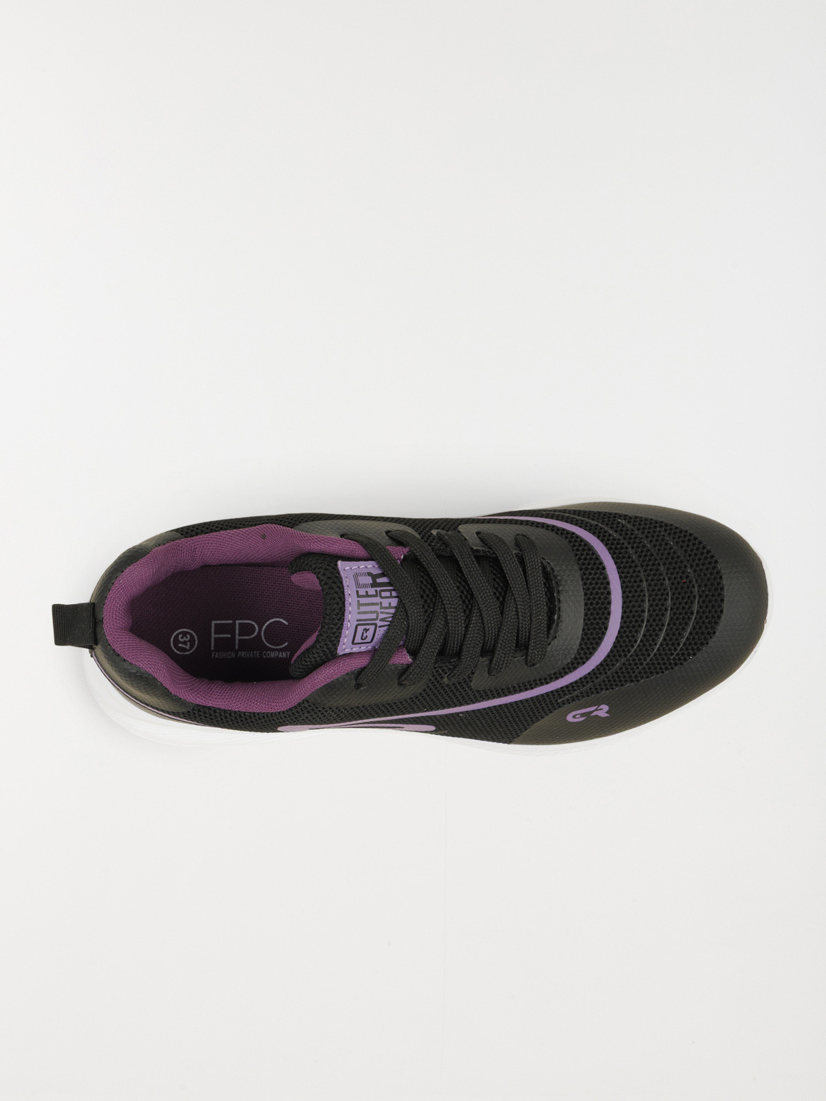 Baskets de sport noires femme (36-42)