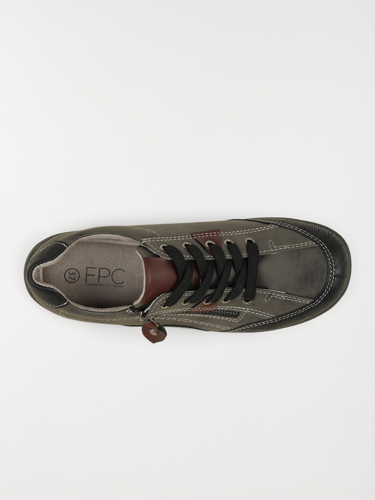 Baskets grises confort femme (37-42) Baskets grises confort femme (37-42)