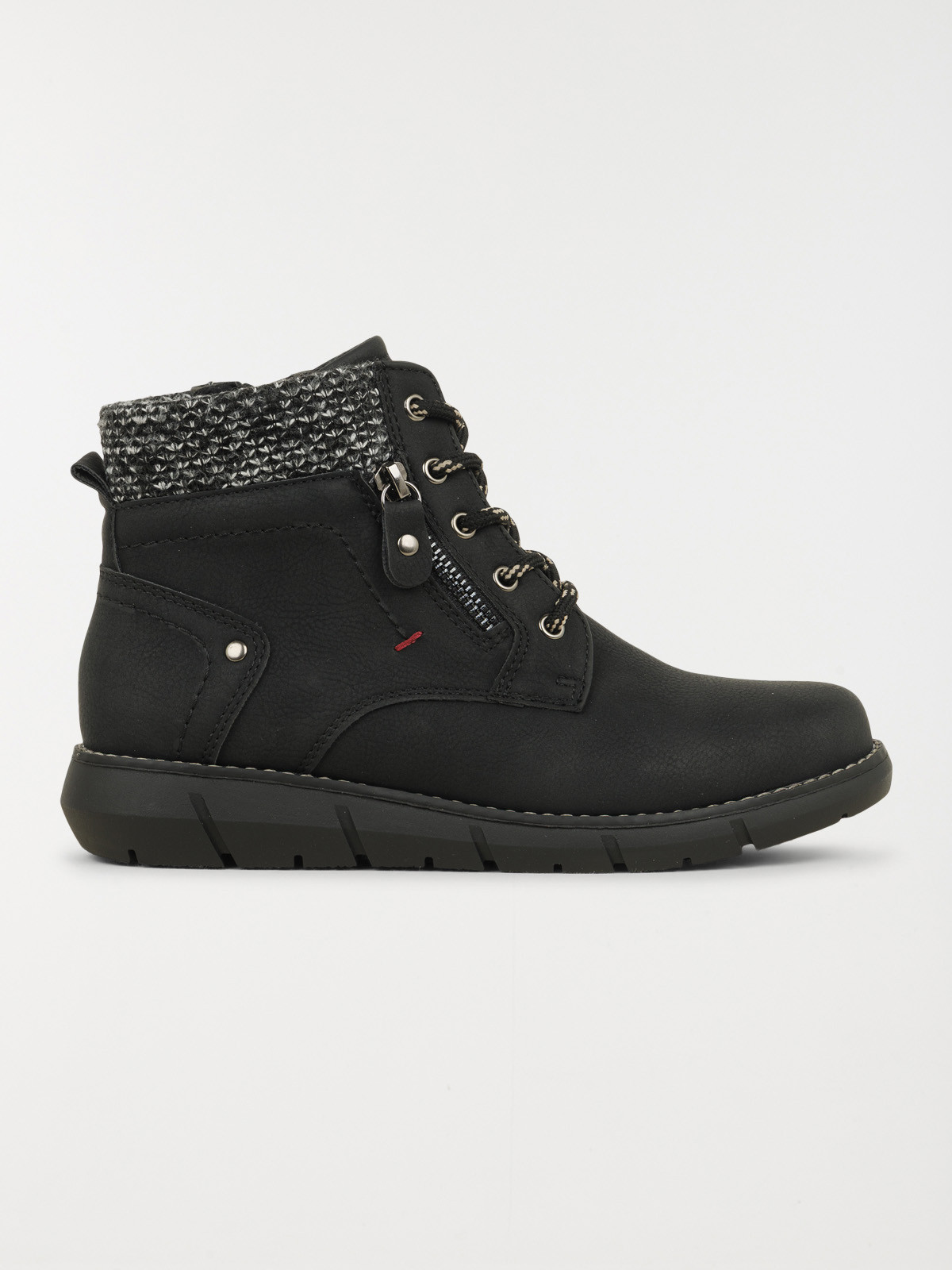 Baskets montantes zippées femme (37-42)