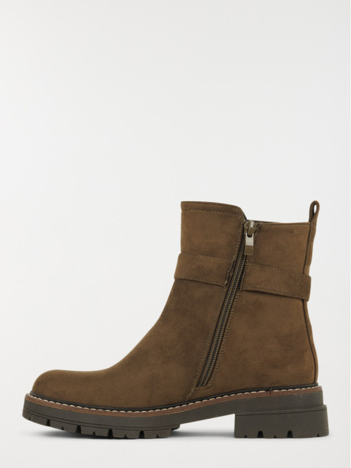 Bottines esprit motard...