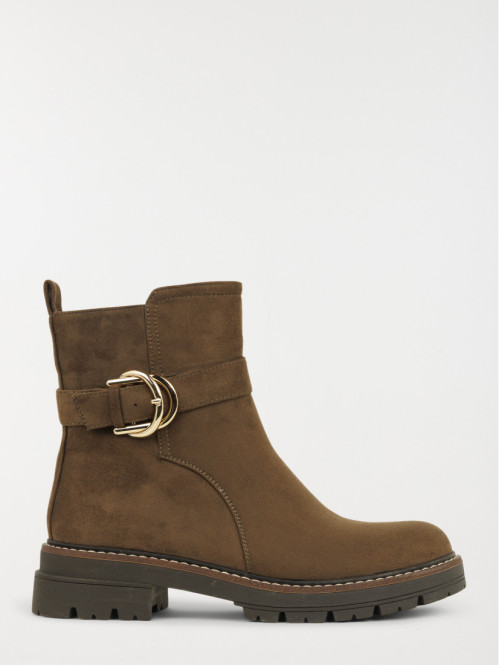 Bottines esprit motard...