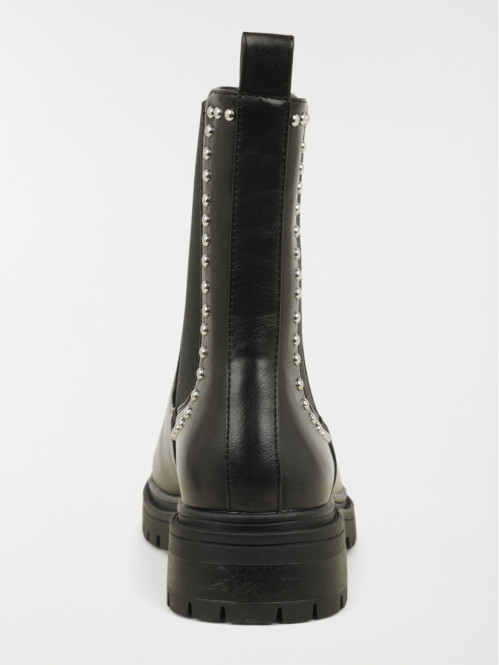 Bottines noires strass...