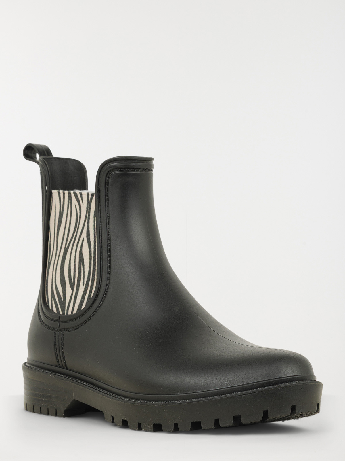 Bottines plates zébrées femme (36-41)